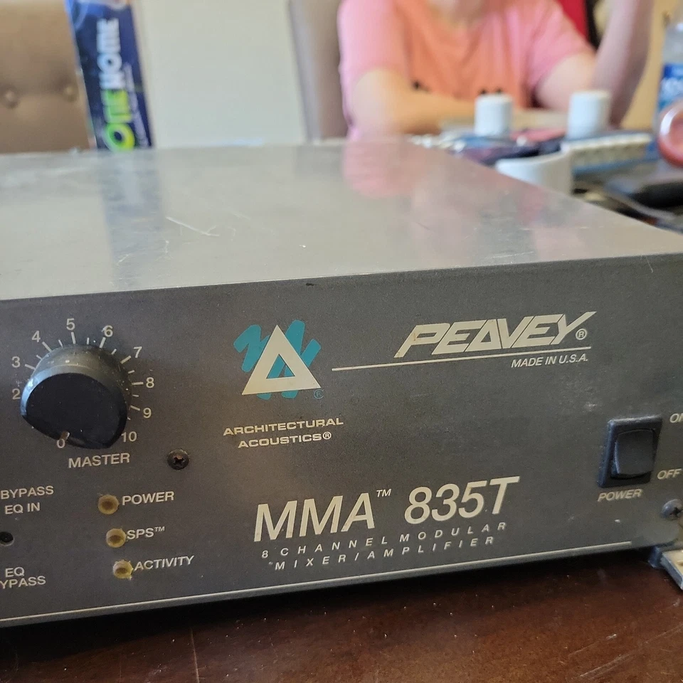 Peavey Architectural Acoustics MMA-835T 8-Channel Modular Mixer/ Amplifier - Image 2 of 4