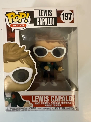 Funko Pop! Rocks #197 Lewis Capaldi Vinyl Figure | New in Box 2020 Collectible