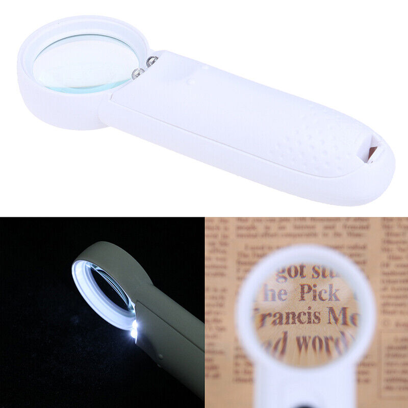 price 15X Superlatite Handheld Glass Loupe 2 Magnifier Magnifying Jewelry LED Glas