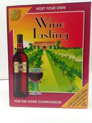 Cheatwell Host Your Own Wine Tasting Party Kit Game Drinks Party New open Box CD