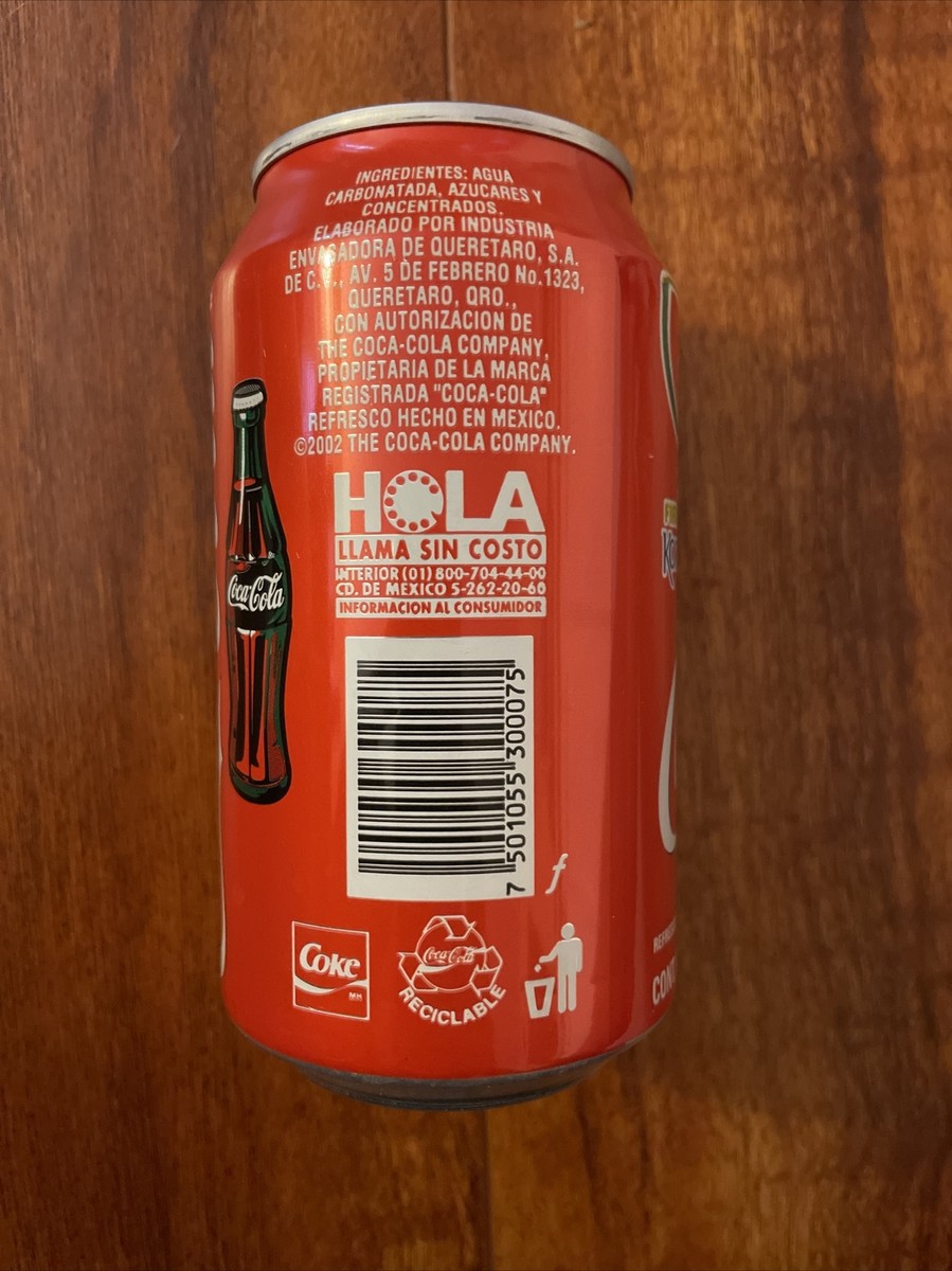 Coke Coca Cola Empty Can From Mexico 2002 FIFA World Cup - Japan