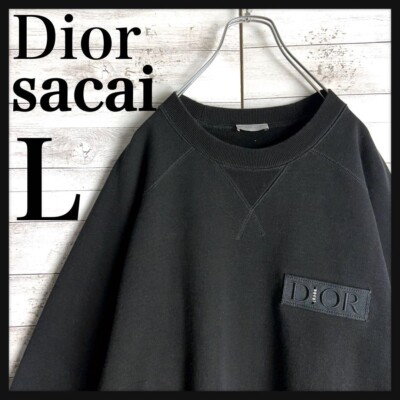 Dior x Sakai Sacai 21AW 213J643A0687 logo embroidery cotton Dior x Sakai Sacai 21AW 213J643A0687 logo embroidery cotton
