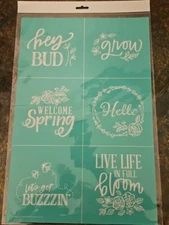 Chalk Couture Transfer "Life in Full Bloom" 12" x 18" New DIY Wood Sign SPRING 