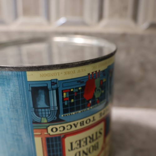 1930s- 1940sBond Street Pipe Tobacco Can 14oz - Phillip Morris - Very Nice Color - Picture 4 of 6