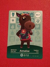 ANNALISE ANIMAL CROSSING AMIIBO SERIES 4 CARD #367 TRACKED AU POST geniuine