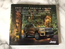 2022 Jeep Vehicle Lineup 28-page Original Sales Brochure