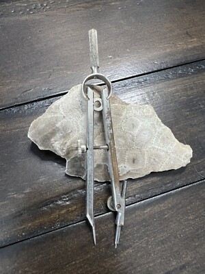 Bergen USA Bow Pivot Vintage Drafting Engineering Tool Compass Divider