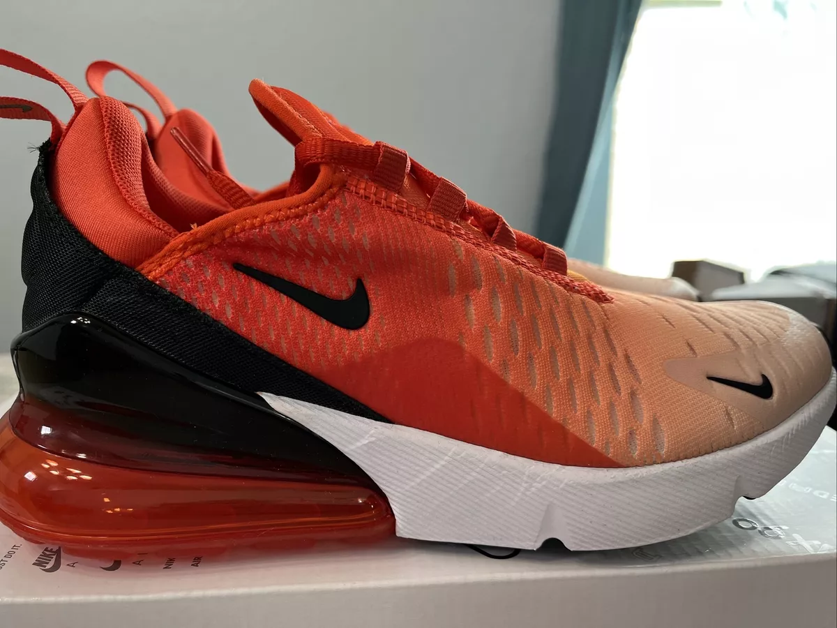 Women's Nike Air Max 270 Rush Orange/Black-Guava Ice (DQ8585 801) - 9