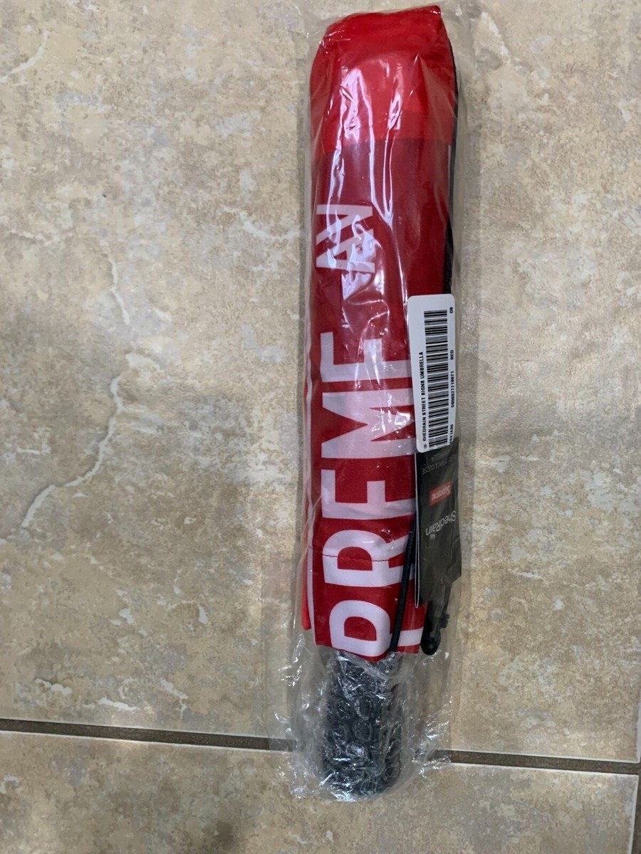 NWT SUPREME UNISEX RED SHEDRAIN STREET SIGNS UMBRELLA | eBay NWT SUPREME UNISEX RED SHEDRAIN STREET SIGNS UMBRELLA | eBay