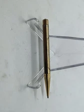 VTG Miniature 3" Chrome Hexagon Mechanical Pencil W/ Gem-Continuous Twist. 