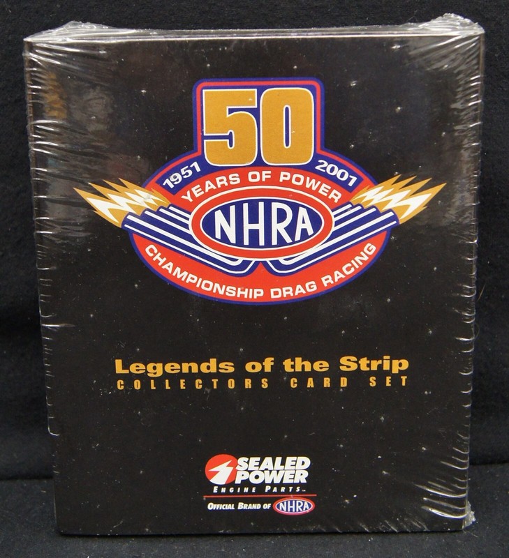 2001 NHRA Legends Of The Strip Collectors Card Set 273/5000 FACTORY SEALED