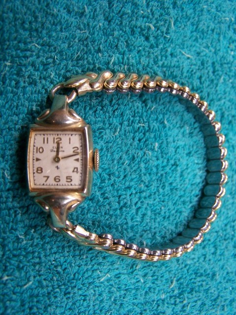 vintage elgin women's watch value