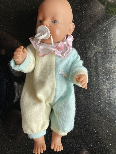 Baby Born Puppe Von Zapf 1990 Mit Anzug und Schnuller - Bild 2 von 2