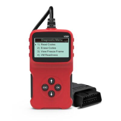 Car 9-16V Code Scan V309 Tester OBDII Display Diagnostic Scanner Code Reader @