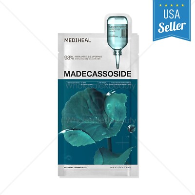 MEDIHEAL Madecassoside Essential Sheet Mask, 1 | 4 | 10 I K-Beauty, Gift for MOM