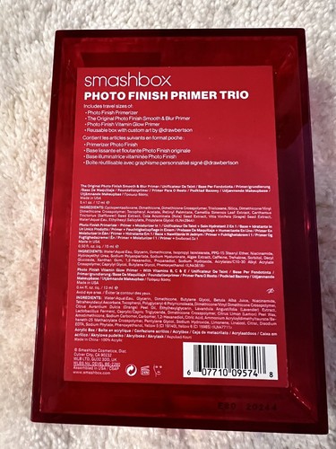 Sealed Smashbox Set of 3 Photo Finish Primer Trio New with Box - Picture 3 of 4