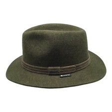 GORETEX Jagdhut WOLLFILZ Gr.63 CRUSHABLE oliv/grün Outdoorhut