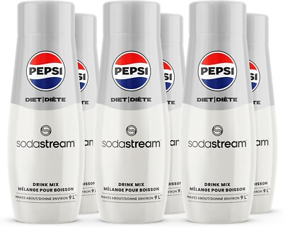 Diet Pepsi Flavour for SodaStream 440mL x 6 From Canada Fast Shipping