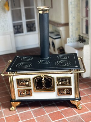 Dolls house miniature 1:12 stove cooker range by BODO HENNIG UK