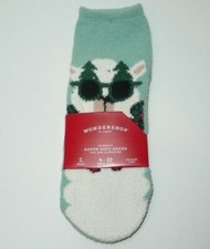 Llama Holiday Fuzzy Socks 1 Pair Comfy Cute Christmas Novelty Gift Sunglasses