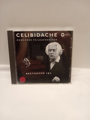 Celibidache : Beethoven Symphonies No. 2 & 4 (CD, 1999, Warner Classics) Japan