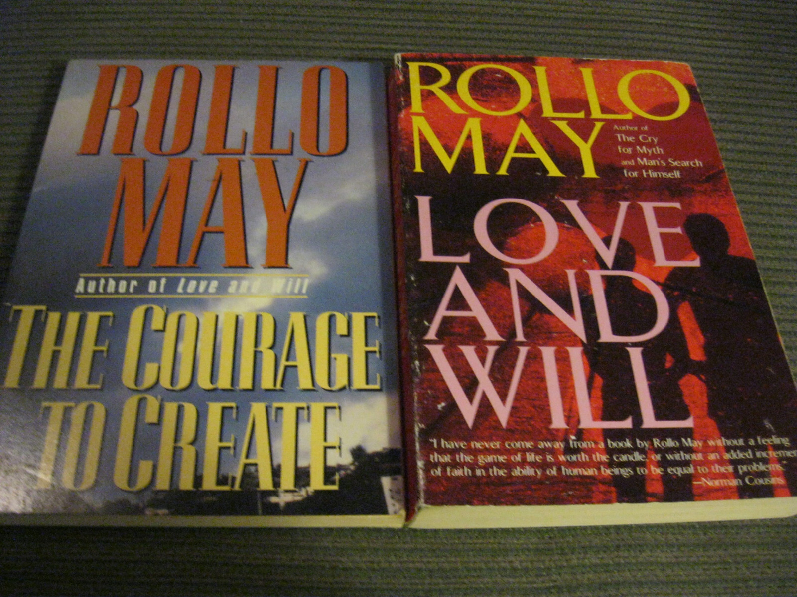 lot of 2 Rollo May books, The Crusade to Create and Love and Will | eBay