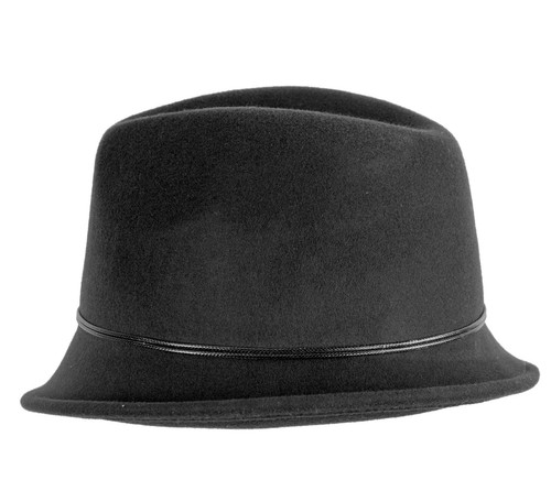 Black Felt Fedora hat by Max Alexander 100% Australian Owned Family Business - Bild 6 von 7