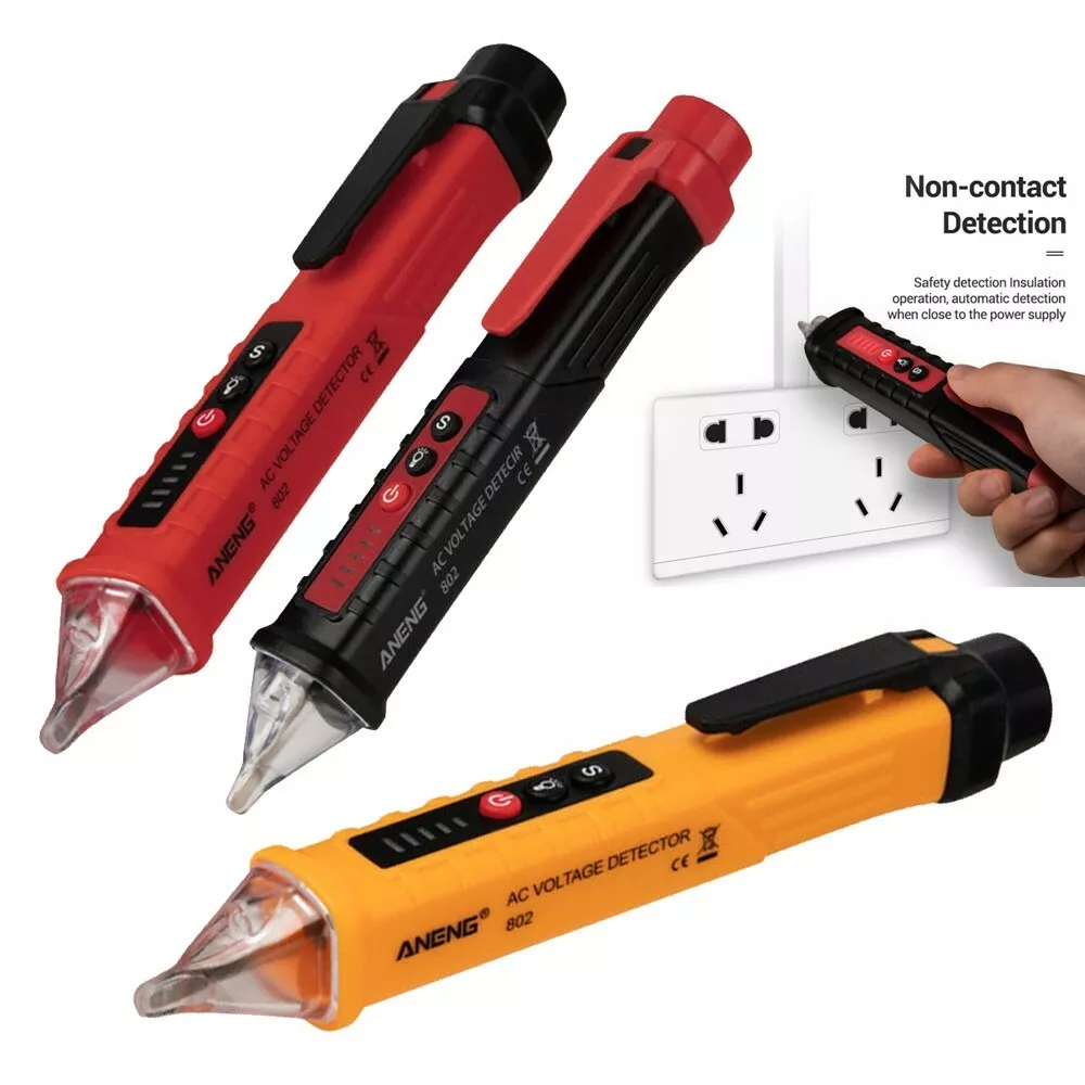 12V 1000V Sensitivity Electrical Tester Pen Non Contact AC