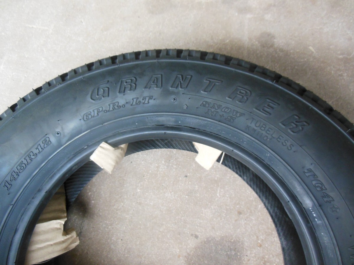 New Single Mini Truck Tire Dunlop Grantrek 4wd 145 R 12 6PR Suzuki