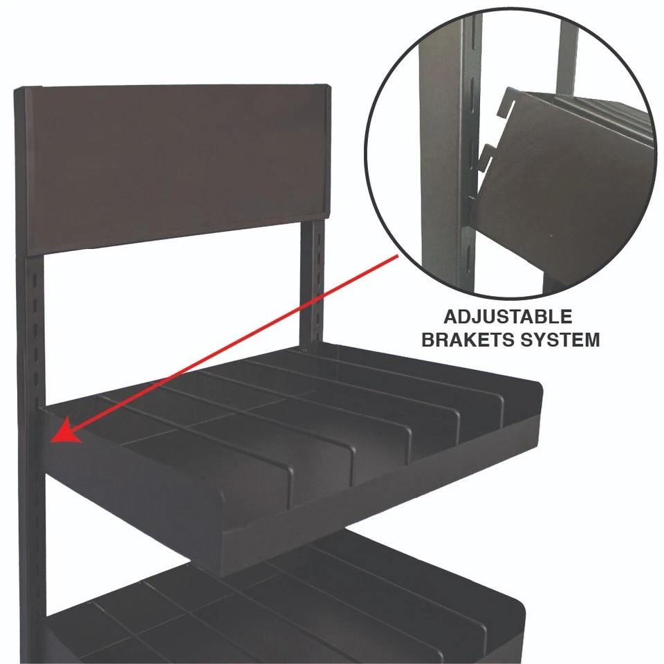 Expositor surtido de rack de aerosoles - Tiene capacidad para 150 latas de aerosol - (87228) Foto 3 de 4