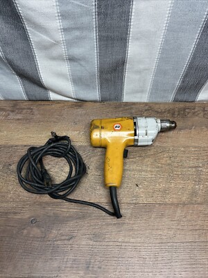 Vintage Black Decker Hammer Drill/Drill-with Chuck/tested Works