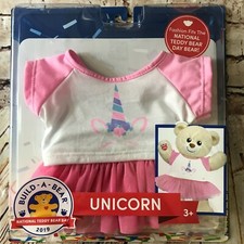 New Build-A-Bear UNICORN DRESS 2Pc OUTFIT 16" National Teddy Free Shipping