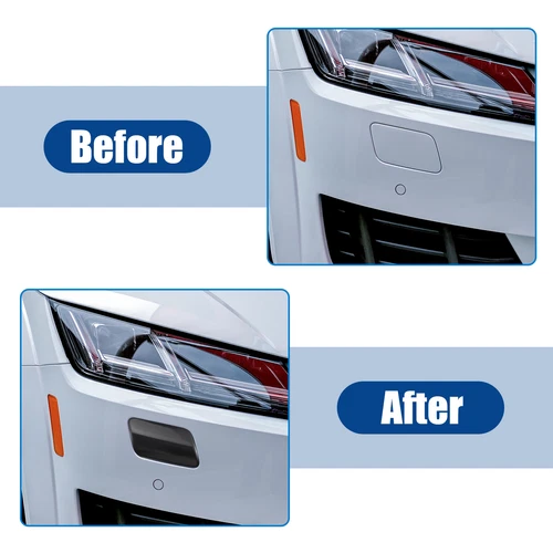 1 Piar for Volvo XC90 2003-2006 Front Bumper Headlight Washer Nozzle Cover Cap - Bild 6 von 6