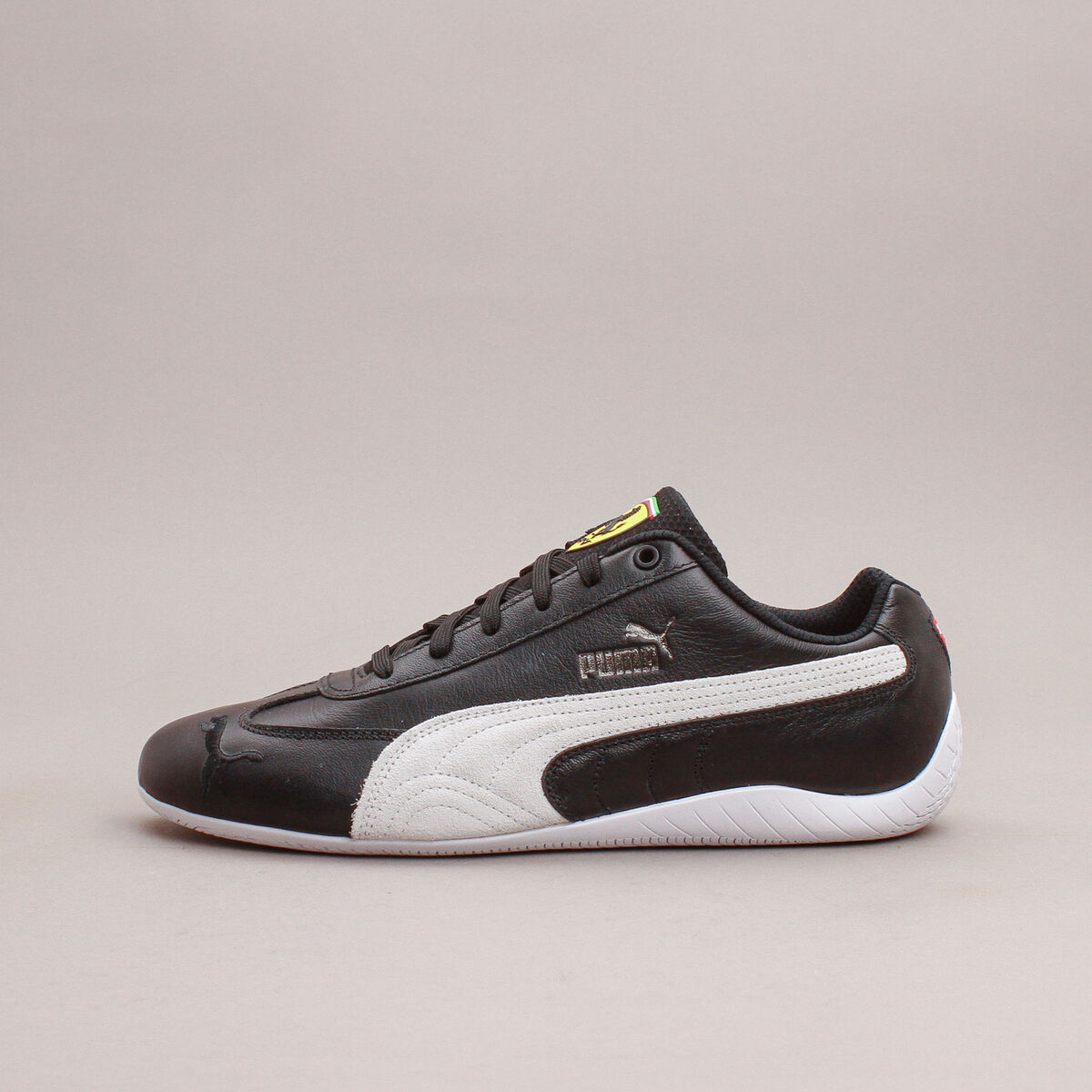 Puma Ferrari Speedcat Black White Driving New Men Shoes Puma Ferrari Speedcat Black White Driving New Men Shoes