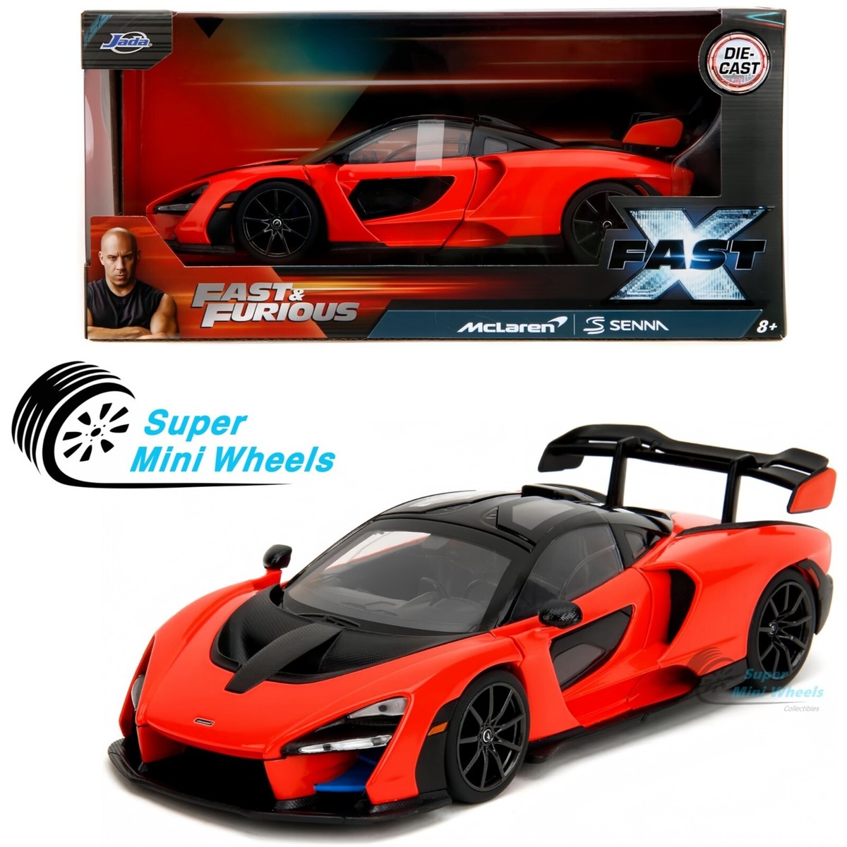 Jada Toys マクラーレン・セナ Jada 1:24 Fast & Furious Fast X - McLaren Senna – Orange | eBay