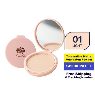 5g Sineha Tourmaline Powder 01 Light SPF30 PA+++ Oil Control Water-Resistant