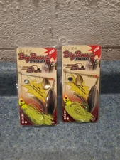 2 Mega Strike Roland Martin Signature Series Big Bass Spinnerbaits  Made In USA!