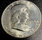 1960 D Franklin Half Dollar XF/AU Details