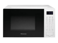 Hisense Digital Solo Microwave Oven ,700W,20L,white-auto Defrost 9 Cook Menus