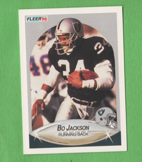 1990 FLEER Football BO JACKSON #256 Los Angeles RAIDERS NM/MT Condition