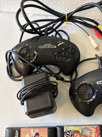 Sega Genesis 2 Console Bundle W/ 2 Controllers 10 Games Nice Set! Cords Tested