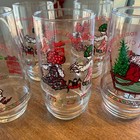 Holly Hobbie Vintage Coca Cola Christmas Glasses set of 5 — photo 3