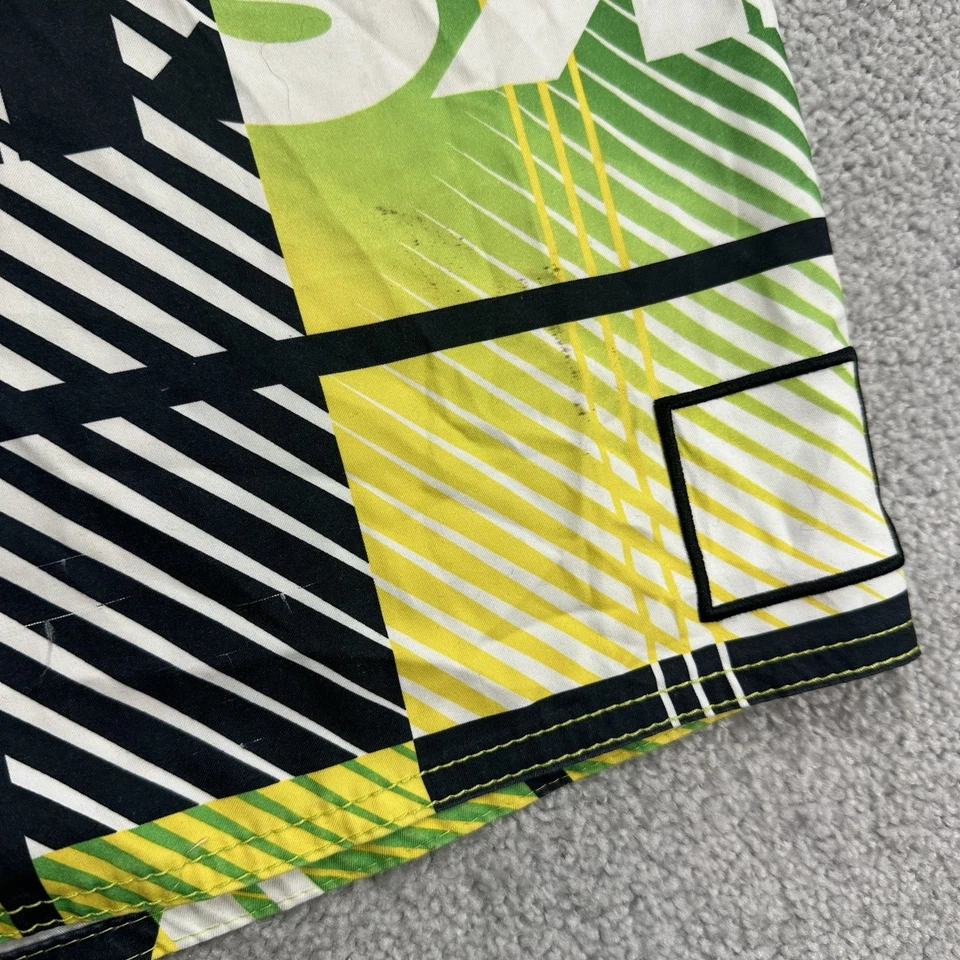 QUIKSILVER Herren Badehose Badeshorts Gr. 32 Beach Board Shorts Logo 13715 Grün - Bild 4 von 4