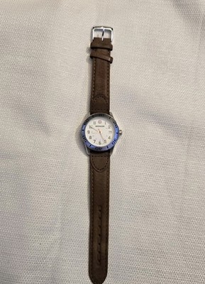 Wenger0721.10 Swiss Made Women's Grenadier White Dial Brown Leather Strap...