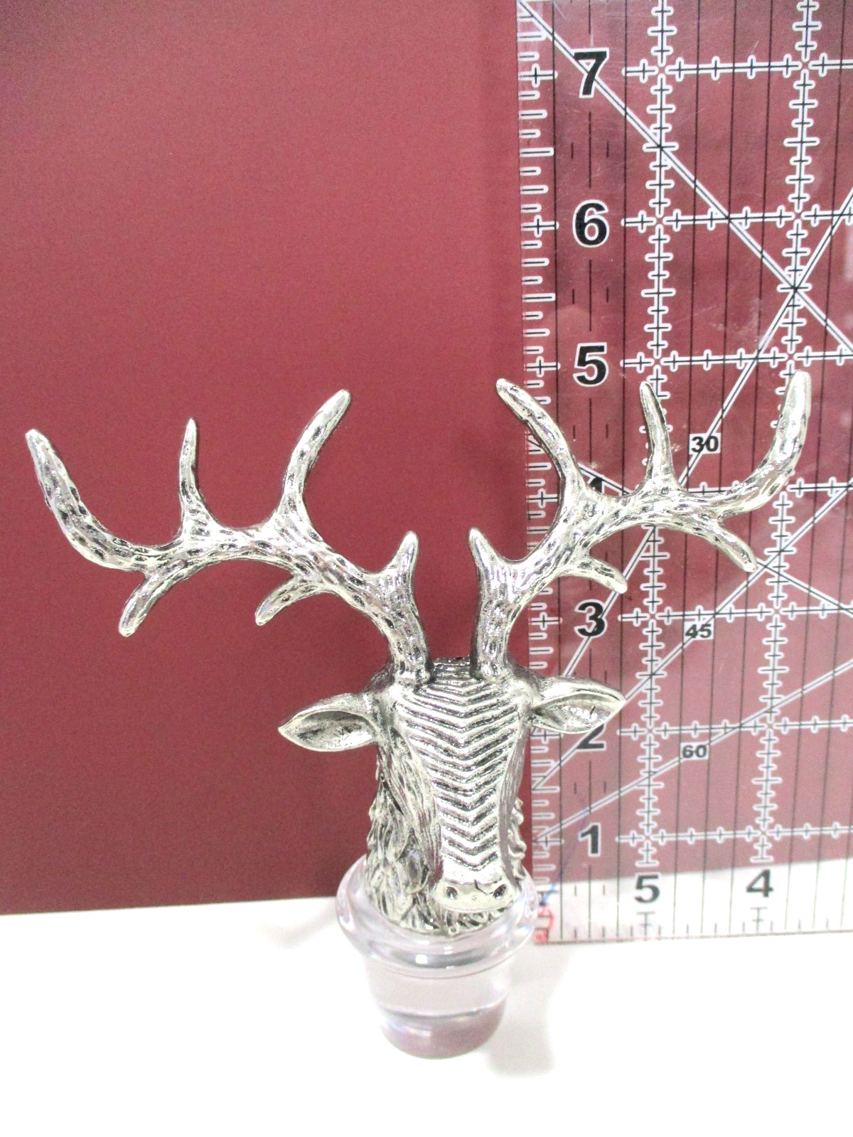 Brooks Brothers Silver Stag Deer Replacements 2 Glasses & 1 Decanter Stopper thumbnail 6