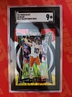 SGC 9!!! 2024 Panini Select Concourse Bo Nix Rookie #30 Black & Red Shock Prizm