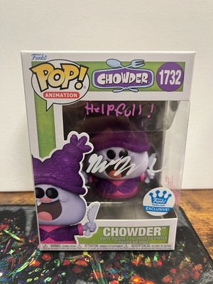 JSA Signed Nicky Jones Funko Cartoon Network Chowder Exclusive 1732 w Protector