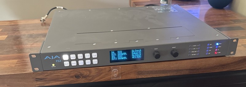 AJA FS2 Dual Channel Frame Synchronizer and Converter [Tested And Working]