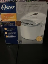 Oster Expressbake Bread Maker 2 Pound Loaf Gluten Free Setting White