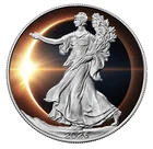 2026 U.S. Eagle Solar Eclipse Edition 1 oz Silver Colorized Art Coin